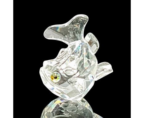 Part of the Beauties of the Lake category. A clear, faceted crystal body with colored eyes. Swarovski marking. This item has 