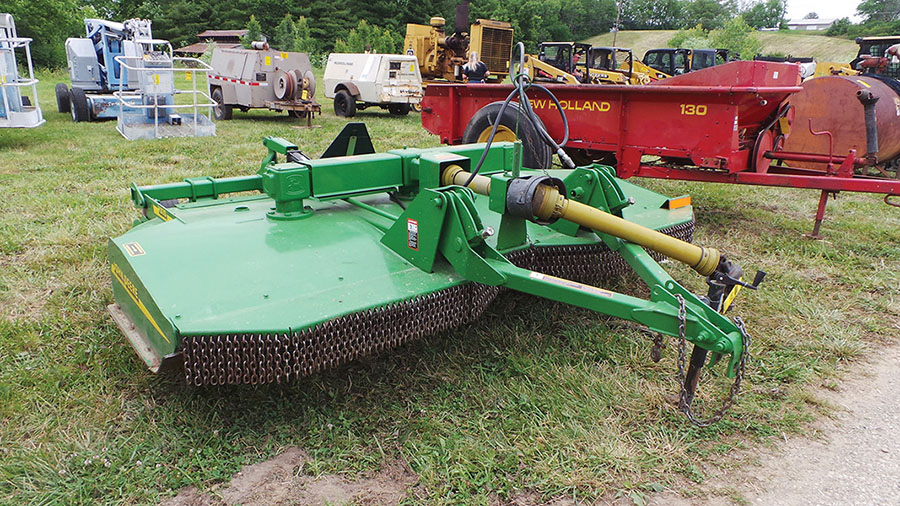 JOHN DEERE HX10 10' BUSH HOG; S/N WOHX10E004436