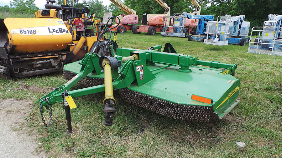 JOHN DEERE HX10 10' BUSH HOG; S/N WOHX10E004436