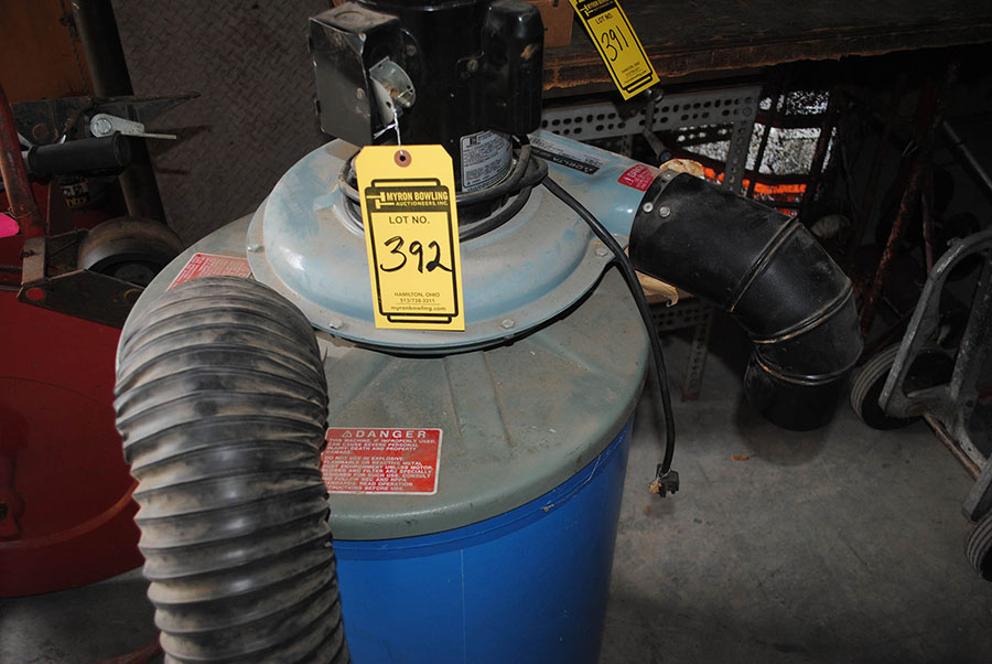 DELTA PORTABLE DUST COLLECTOR; 3/4 HP, SINGLE PHASE, S/N CFV026947, CAT