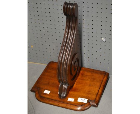 Mahogany clock bracket 