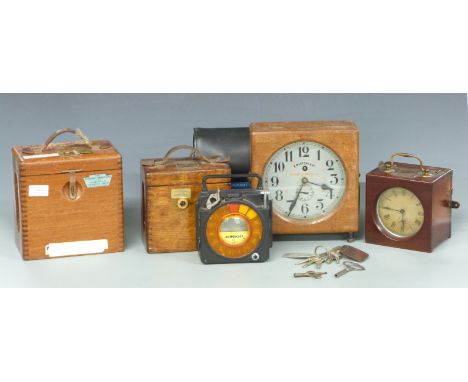 Five racing pigeon timer clocks to include N Martens &amp; Cie, T J De Gruchy Jersey, Junior etc&nbsp;