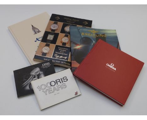 Fifity-seven various wristwatch catalogues and publications including Rolex, Omega, IWC, Breitling, Jaeger LeCoultre etc.&nbs