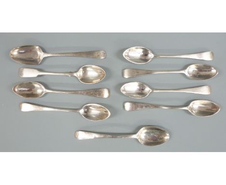 Edward VII set of six hallmarked silver tea or coffee spoons, Britannia standard London 1904 maker&nbsp;Maurice Freeman toget