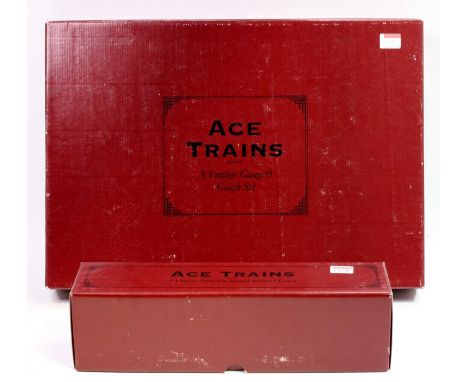 ACE Trains Merseyside Express set of five coaches LMS maroon, with coach-boards, printed windows (E-NM) (BE scuffed) with ACE