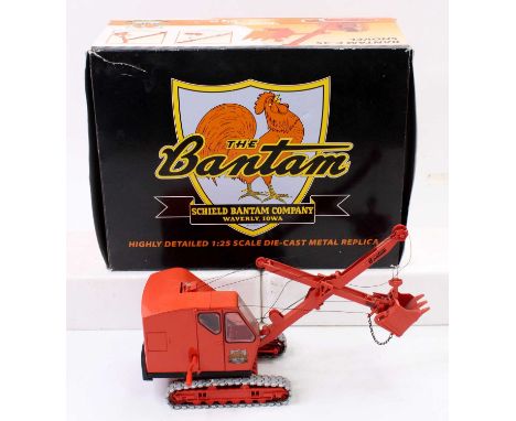 A SpecCast 1/25th scale No. CON001 Schield Bantam C35 Shovel in its original polystyrene and card box, the model appears to b