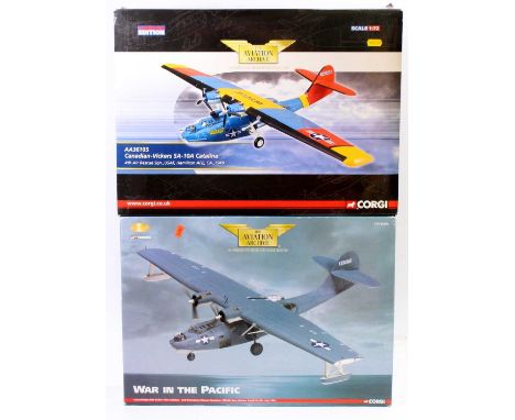 A Corgi Aviation Archive limited edition group of 2 comprising No. AA36102 Catalina - 2nd Emergency Rescue Squadron, and No. 