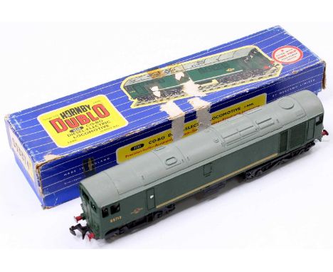 3223 Hornby-Dublo 3-rail Co-Bo D5713 diesel electric loco. Non-strengthened battery boxes. Light corrosion on pick-up spoons,