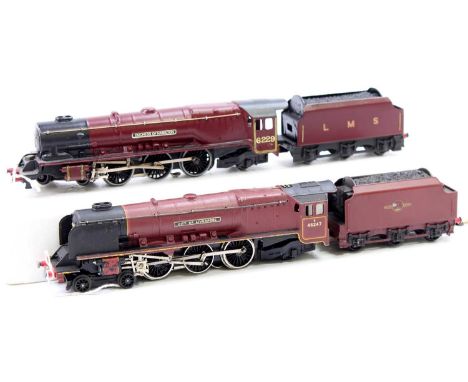Two 3-rail Hornby-Dublo 4-6-2 locos &amp; tenders: 3226 ‘City of Liverpool’ BR maroon, noticeable chips especially to footpla
