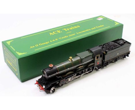 ACE Trains E/7-C Castle class loco &amp; tender made up as ‘Pendennis Castle’ Great Western 4079. 0-20v DC motor. The constru