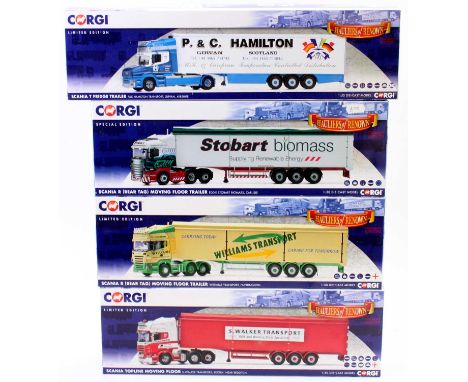 A Corgi 1/50 scale Hauliers of Renown Special Edition and Limited Edition road transport diecast group, four boxed examples t