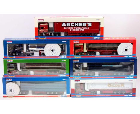 Seven boxed Corgi Hauliers of Renown limited edition 1/50 scale Road Transport diecast group, to include Ref.Nos. 12927, 1292