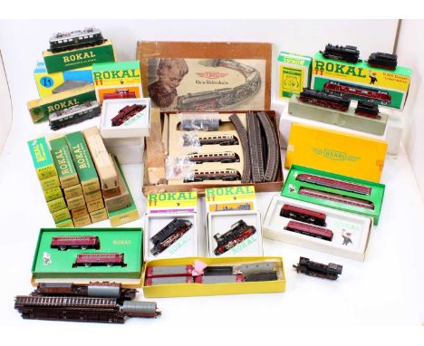 A large and extensive collection of Rokal of Germany TT gauge continental locomotives and associated rolling stock, to includ