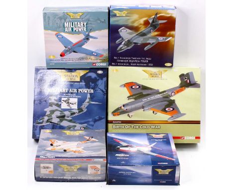 Corgi Aviation Archive 1/72nd and 1:144 scale boxed model group of 6 all in their original packaging, comprising reference nu