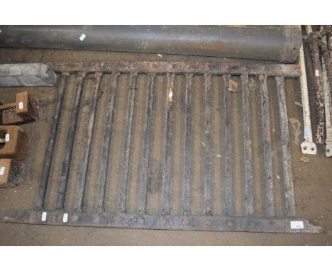 Large iron grate