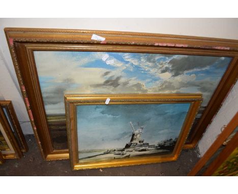 Mixed Lot: Two coloured print after Roland Hilder, gilt framed (2)