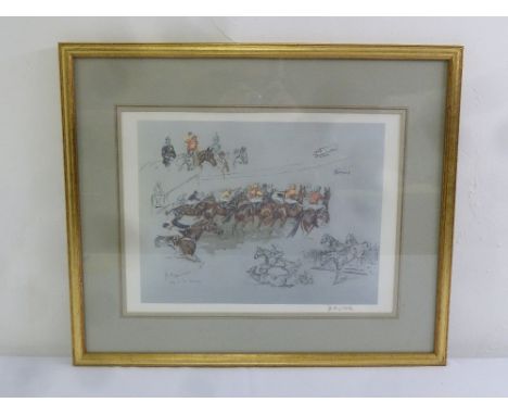 John Gregory King framed and glazed limited edition signed lithographic print 288/850 entitled No Recall, signed bottom right