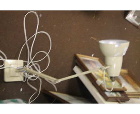 A VINTAGE ANGLE POISED LAMP