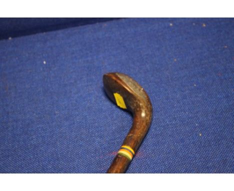 ANTIQUE GOLF CLUB SUNDAY WALKING STICK