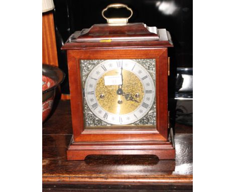 A Georgian design bracket clock with eight-day movement