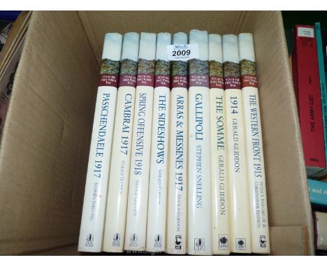 9 volumes of VC's of The First World War to include; The Somme, 1914, Cambrai 1917, etc.