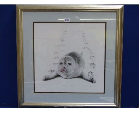 A large limited edition Print 'Beach Baby'.