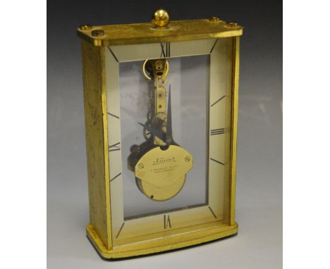 An unusual Kaiser 8 day 7 jewel brass carriage clock
