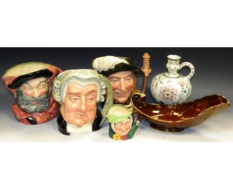 Ceramics - a Carltonware fruit bowl; character jug;  etc 