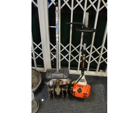 A Stihl rotavator. BF-KM; a KM85 combi engine