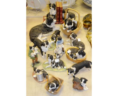 Canine Interest - a Border Fine Art model, The Orphan A25917; Others 'That's a Rum Un'; Lapping it up A25915; etc; qty