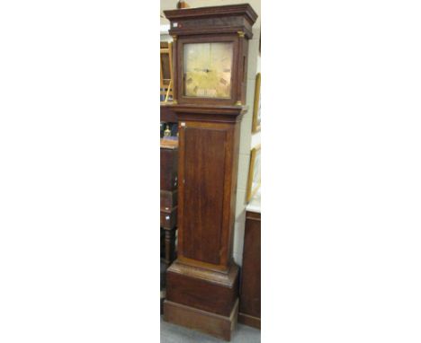 Paxton - St Neots, an oak 30hr longcase clock  