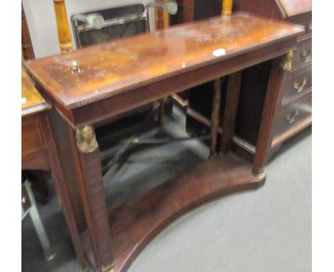 A Regency style console table  