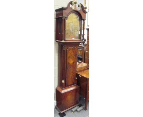 Robert Green, Edinburgh, a mahogany longcase clock with eight day movement and brass dial  