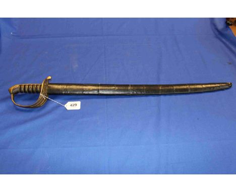 Sword and scabbard, late 19th Century.
