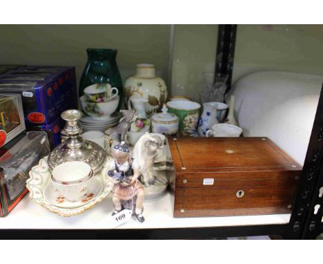 Copenhagen figurines, Royal Worcester, Commemorative wares, costume jewellery, glass, etc.