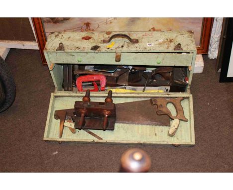 Tool box and tools.
