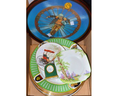 Mining Interest and Ceramics - a National Union Mine workers commemorative plate, Aynsley Colliery, Nottinghamshire Area;  a 