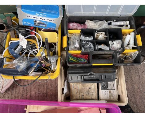 A selection of vintage tools for woodworking, musical instruments etc.