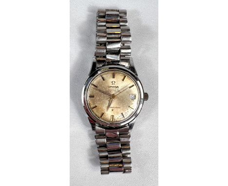 OMEGA - a gents constellation wristwatch, automatic chronometer movement with date aperture. Condition report:Not an Omega br