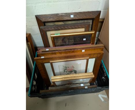 Two vintage oil paintings; a selection of prints.