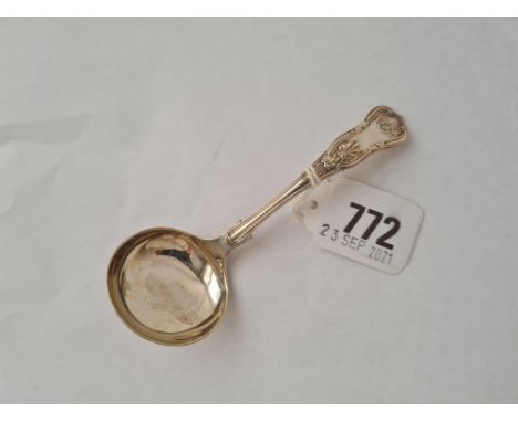 A cream ladle Queen's pattern - Birmingham 1978 