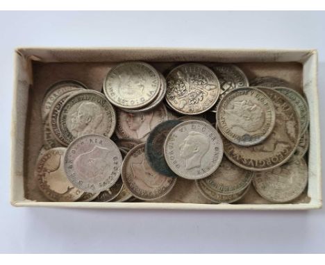 Box of silver threepence