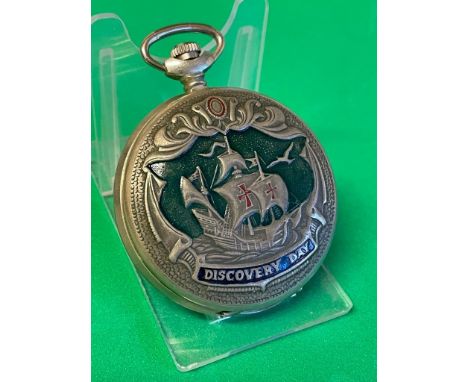 Vintage gents full hunter pocket watch , working 