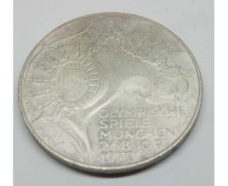 Germany 1972 ten marks (silver)