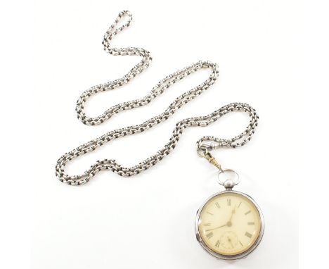 An early 20th century 1901 hallmarked silver cased gentlemen's pocket watch. Hallmarked Chester 1901, maker's mark for The La