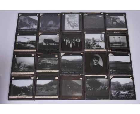 A collection of late 19th Century magic lantern slides relating to mainly Canadian Pacific Railway &amp; British Columbia, so