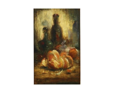 early 20th Cent. Belgian oil on panel - signed Frans Mortelmans || MORTELMANS FRANS (1865 - 1936) olieverfschilderij op panee