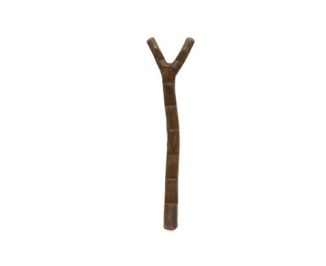 Mali "Dogon" ladder in wood || WEST-AFRIKA / MALI typische Dogon ladder in hout  -  hoogte : 150 cm 