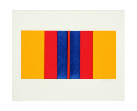 20th Cent. Belgian silkscreen - signed Victor Noël and dated 1971 || NOEL VICTOR (1916 - 2006) zeefdruk in kleuren n° 20/50 :