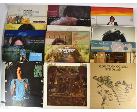 FOLK &amp; ROCK; nineteen albums to include Joni Mitchell 'Blue Clouds', self-titled and 'Ladies of the Canyon', J J Cale 'Tr